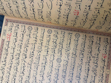 Load image into Gallery viewer, Traditional Arabic Qur’an with Handcrafted Wooden Stand