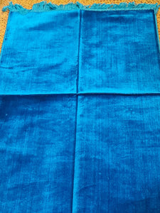 Blue velour good quality  Prayer mat Turkish