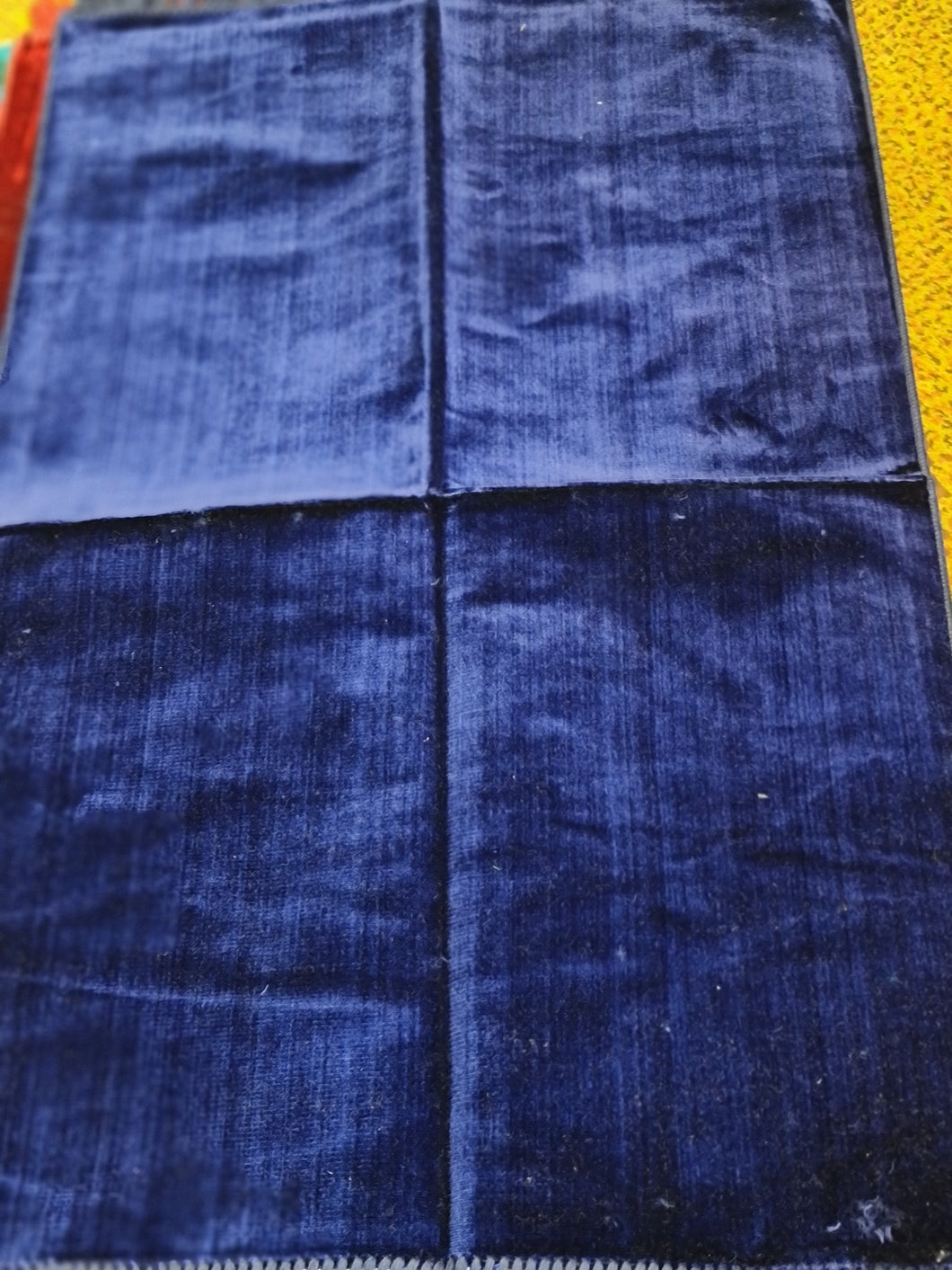 Blue Velour Good Quality Turkish Prayer mat